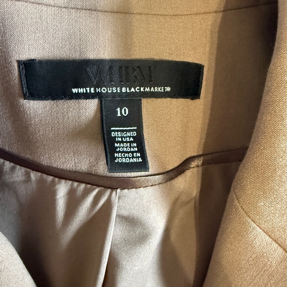 White House Black Market Beige Sleeveless Vest - Picture 4 of 6